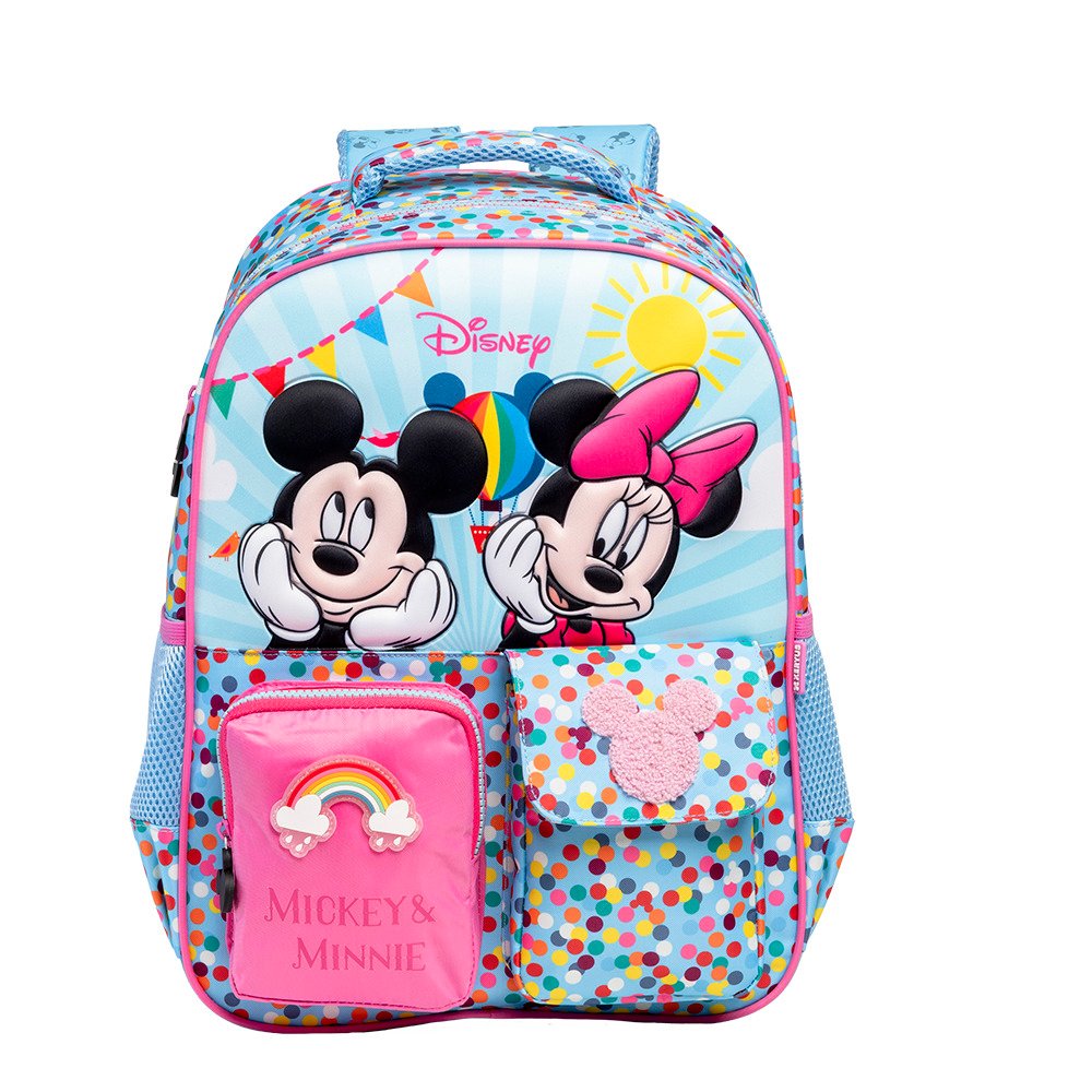 MOCHILA ESCOLAR MINNIE & MICKEY DISNEY 14"