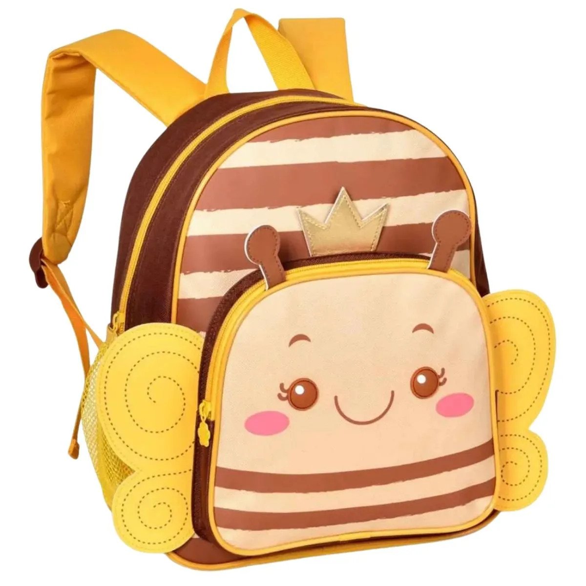 Mochila De Costas Infantil Abelhinha/Borboleta Creche Escola 13" CP26264D