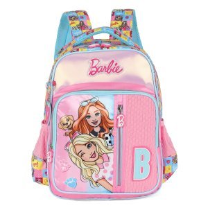 Mochila De Costas Luxcel Barbie Infantil Rosa